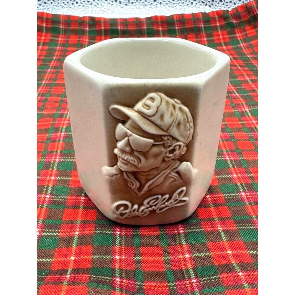 NASCAR Dale Earnhardt 3 Ceramic Hexagon Shot Glass